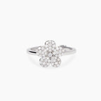 Anello Mabina donna Fiore con zirconi bianchi