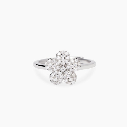 Anello Mabina donna Fiore con zirconi bianchi