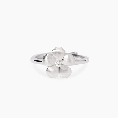 Anello Mabina donna Fiore bulinato