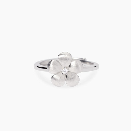 Anello Mabina donna Fiore bulinato