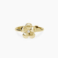 Anello Mabina donna Fiore bulinato gold