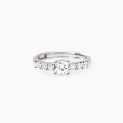 Anello Mabina donna con zirconi bianchi