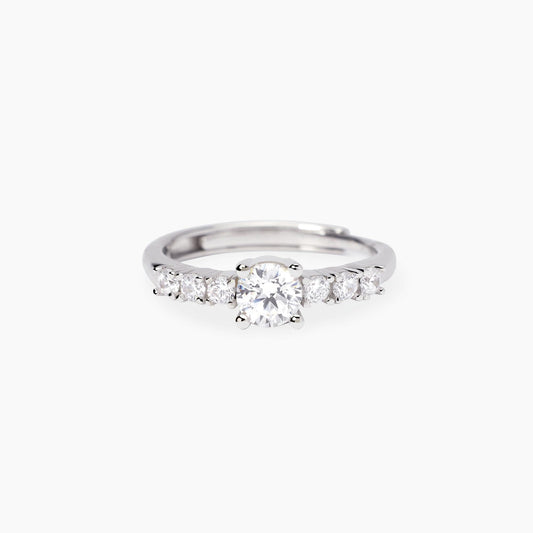 Anello Mabina donna con zirconi bianchi
