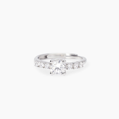 Anello Mabina donna con zirconi bianchi
