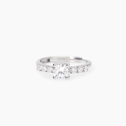 Anello Mabina donna con zirconi bianchi