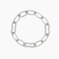 Bracciale Mabina donna Catena bulinata e zirconi