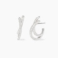 Orecchini Mabina in argento con zirconi