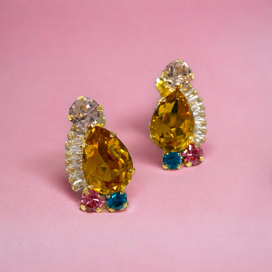 Orecchini Diamond Accessori amber