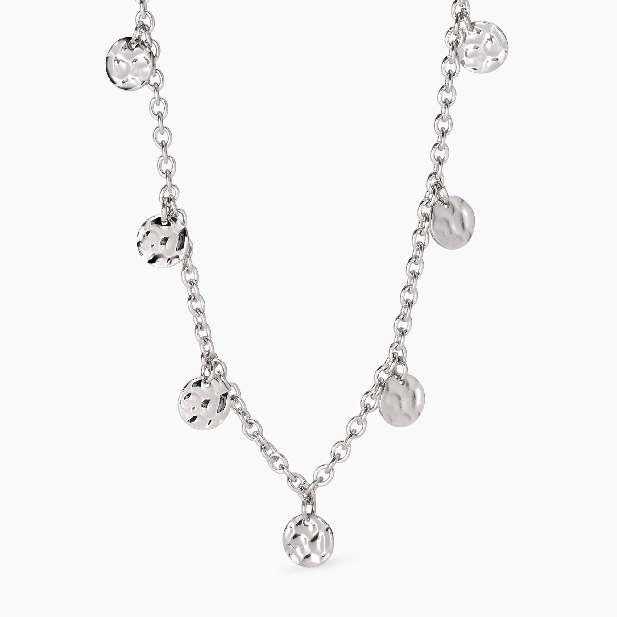 Collana Kidult Style con elementi martellati