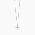 Collana Kidult Style con croce e cristalli