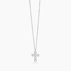 Collana Kidult Style con croce e cristalli