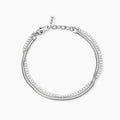 Bracciale Kidult uomo Catena snake e tennis di cristalli