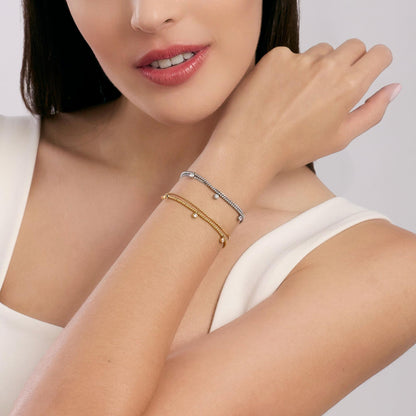 Bracciale Kidult Style donna con catene e cristalli