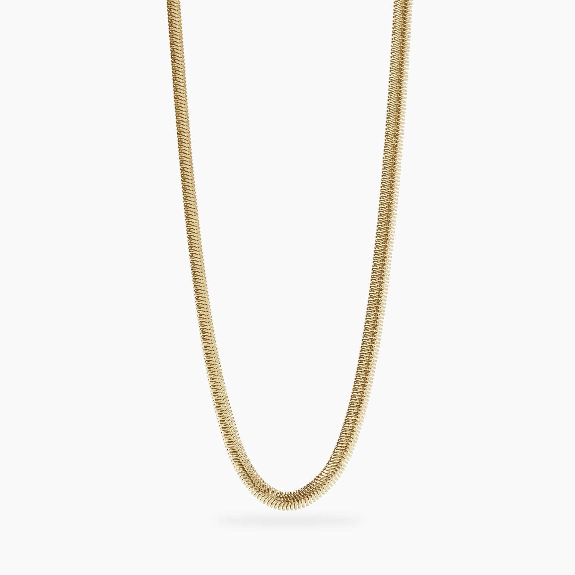 Collana Kidult uomo Snake gold