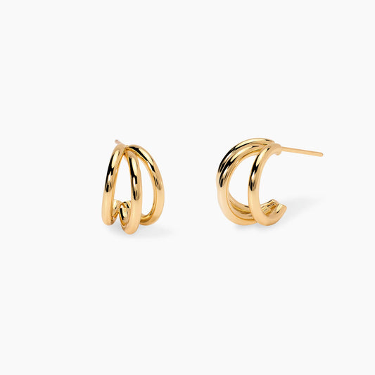 Orecchini Kidult Style donna Semicerchi gold