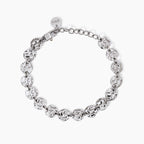 Bracciale donna Kidult con elementi tondi martellati