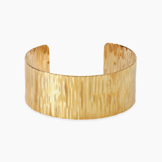 Bracciale donna Kidult Bangle martellato gold