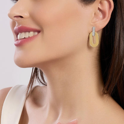 Orecchini Kidult Style donna con cristalli e pendenti