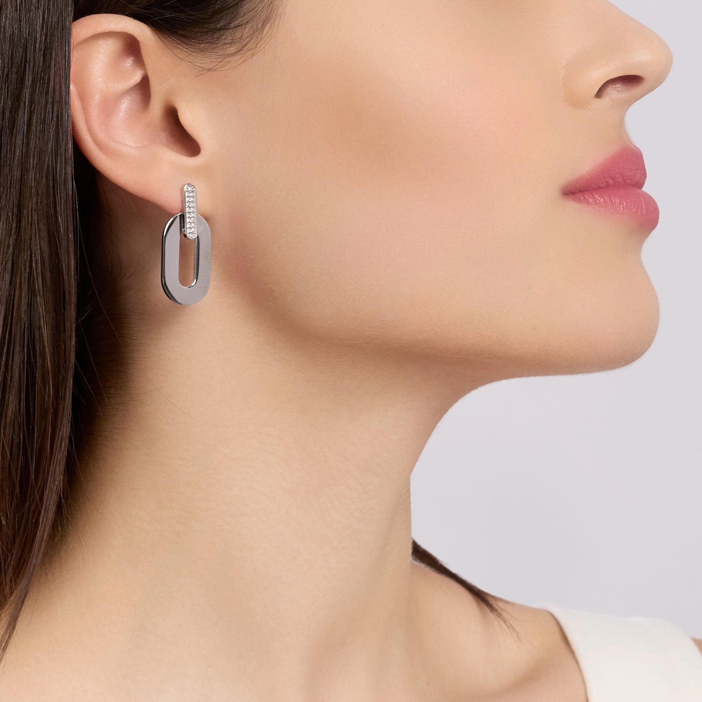 Orecchini Kidult Style donna con cristalli e pendenti