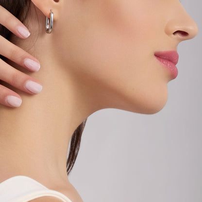 Orecchini Kidult Style donna Cerchio allungato