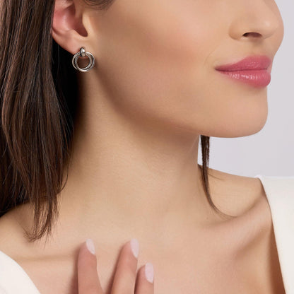 Orecchini Kidult Style donna Doppio cerchio