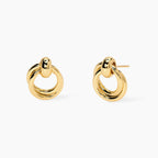 Orecchini Kidult Style donna Doppio cerchio gold
