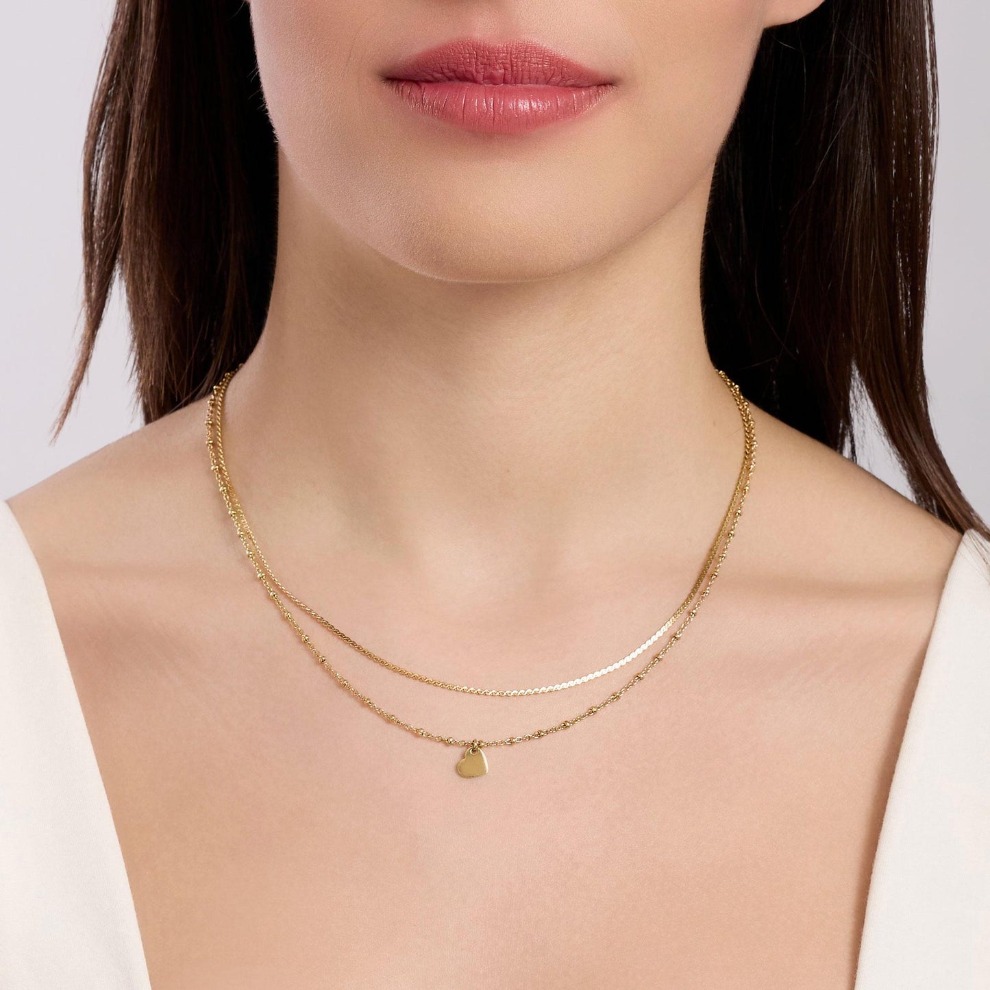 Collana Kidult Style Catena con cuore