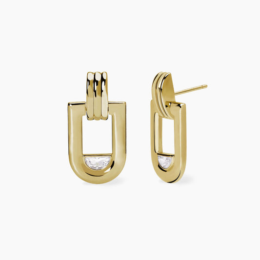 Orecchini Mabina donna pendenti gold