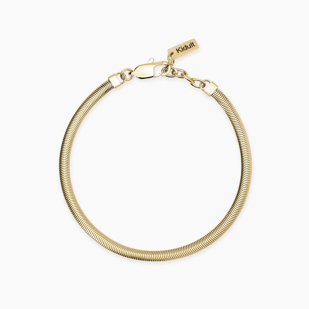 Bracciale Kidult uomo Snake gold
