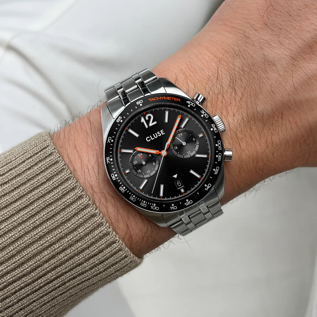 Orologio Cluse Aravis dual black