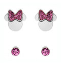 Coppia di orecchini a lobo bimba Disney Minnie pink