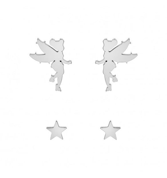 Coppia di orecchini a lobo bimba Disney Trilli