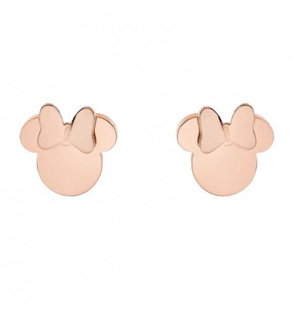 Orecchini a lobo bimba Disney Minnie rosè