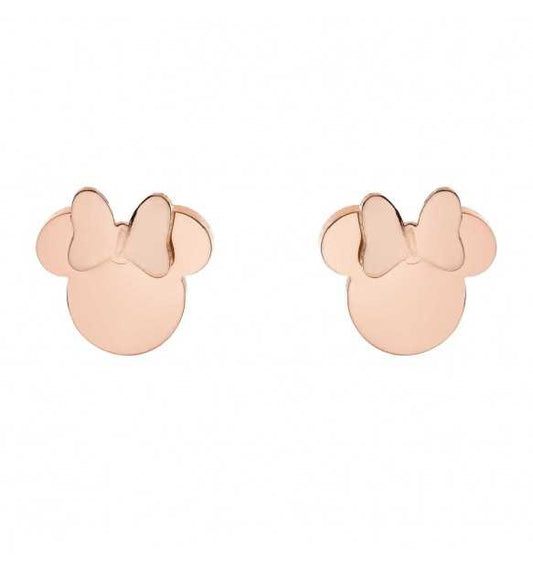 Orecchini a lobo bimba Disney Minnie rosè