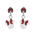 Orecchini a lobo bimba Disney Minnie coccinella