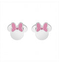Orecchini a lobo bimba Disney Minnie con fiocco rosa