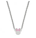 Collana bimba Disney Minnie fiocco rosa