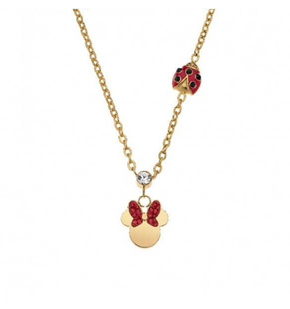 Collana bimba Disney Minnie coccinella gold