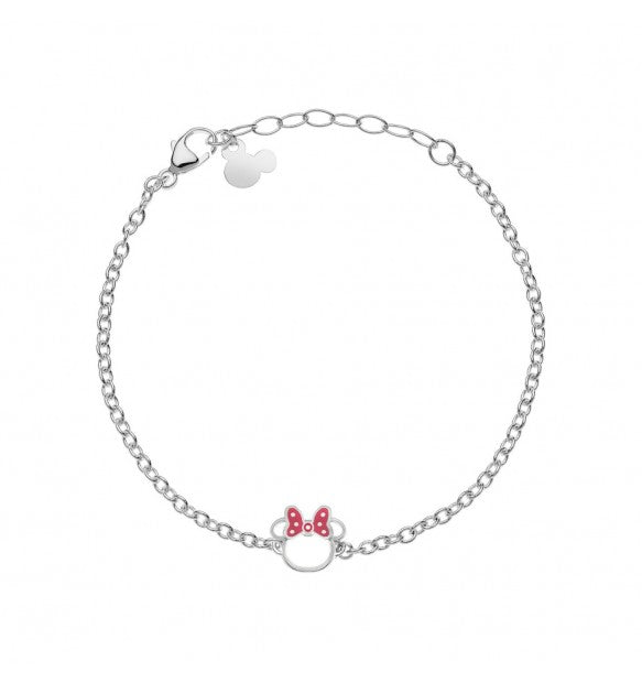 Bracciale bimba Disney Minnie fiocco rosso