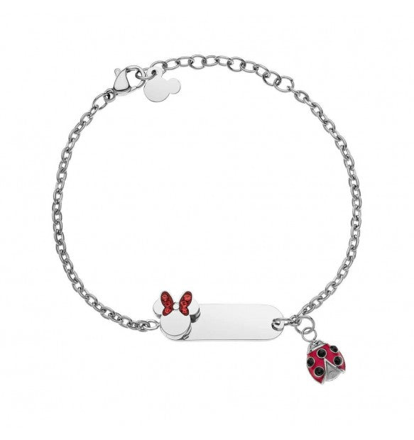 Bracciale bimba Disney Minnie incidibile