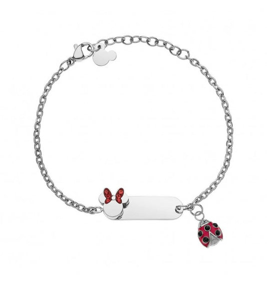 Bracciale bimba Disney Minnie incidibile