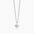 Collana Mabina donna Cuoricino con diamante lab grown