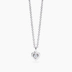 Collana Mabina donna Cuoricino con diamante lab grown