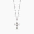 Collana Mabina donna Croce con diamante lab grown