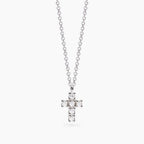 Collana Mabina donna Croce con diamante lab grown