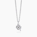 Collana Mabina donna Quadrifoglio con diamante lab grown