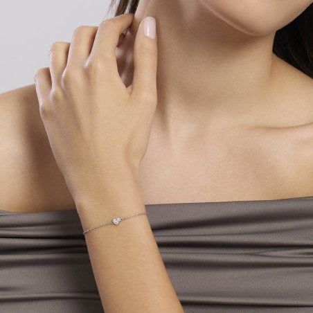 Bracciale Mabina donna Mini cuore My diamond