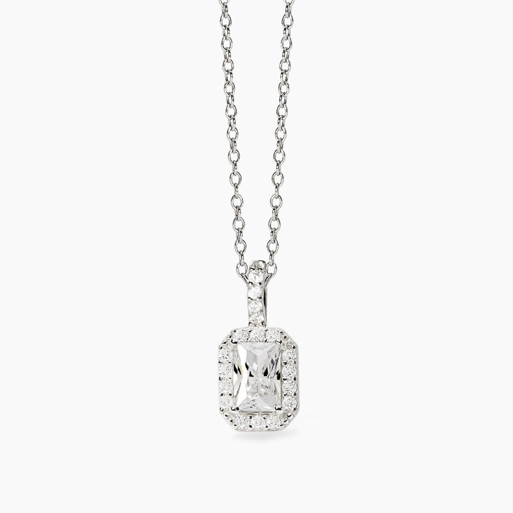 Collana Mabina donna con taglio ottagonale