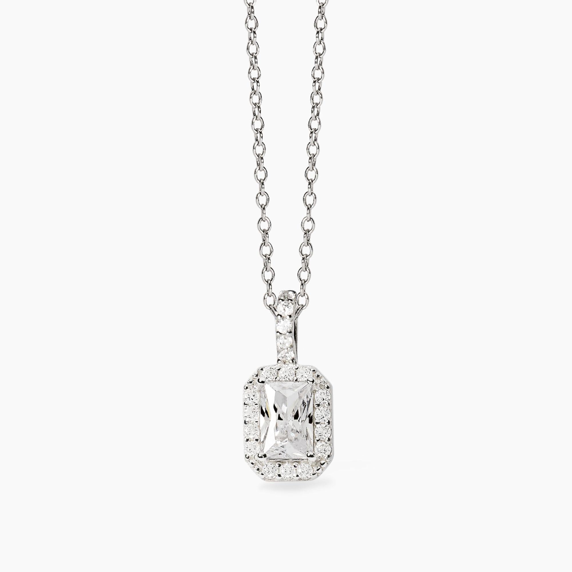Collana Mabina donna con taglio ottagonale