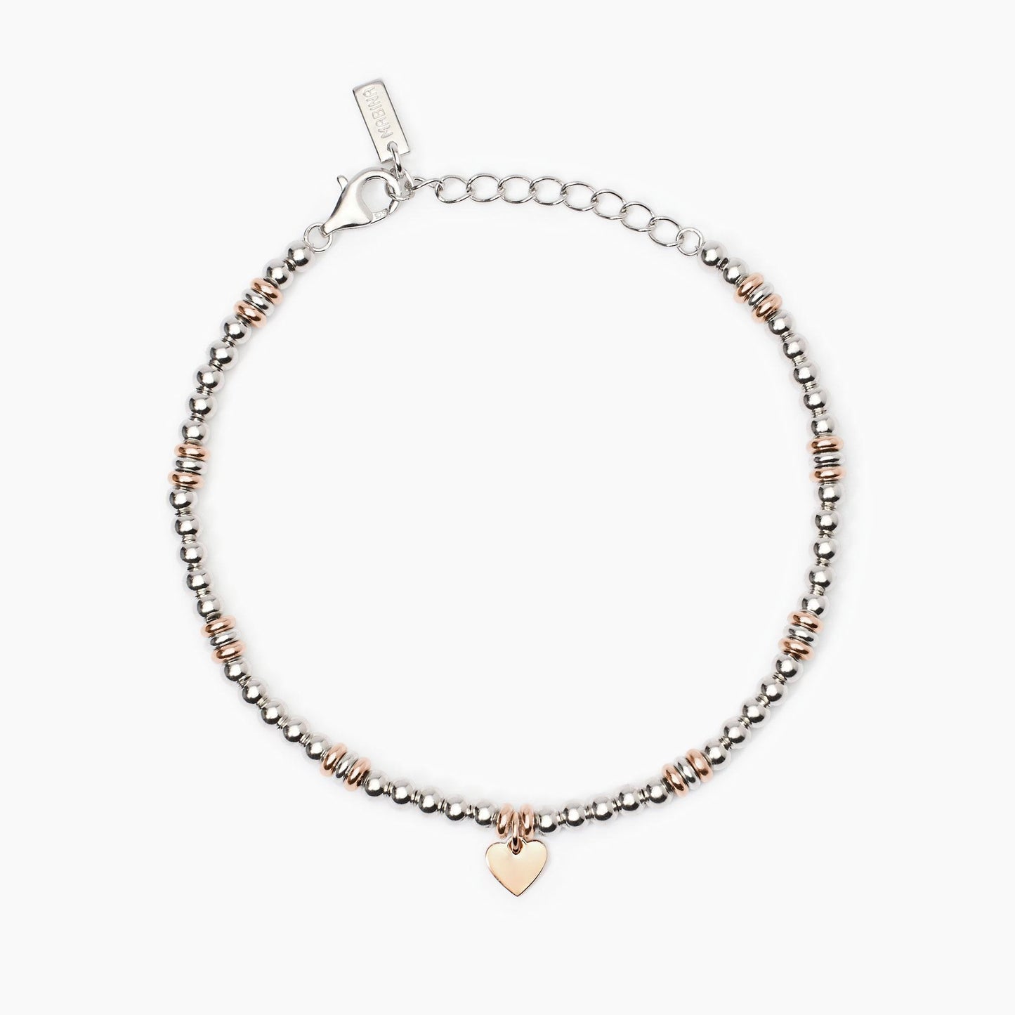 Bracciale Mabina donna Bicolor con cuore